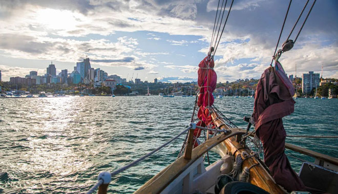 syd harbour lunch tallship 2