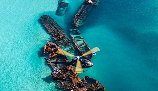 tangalooma heli