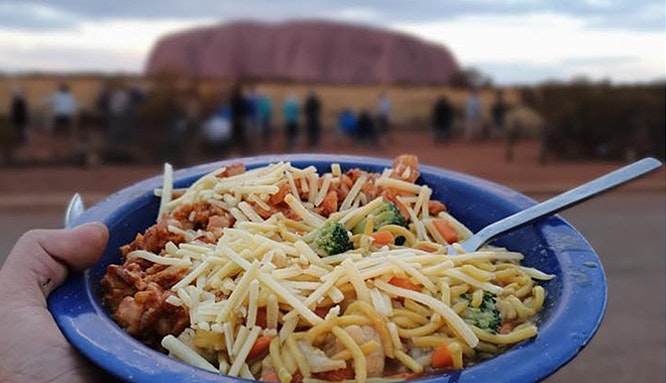uluru camping 4 days food jpg
