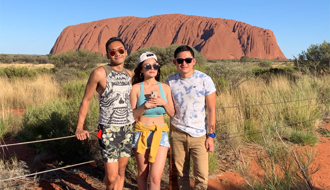uluru sunset