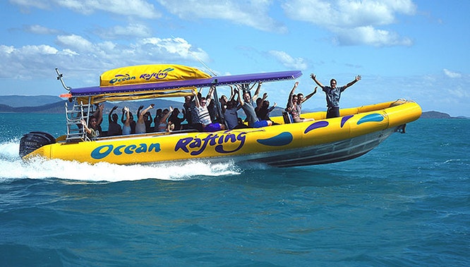 white haven beach ocean rafting 1 jpg