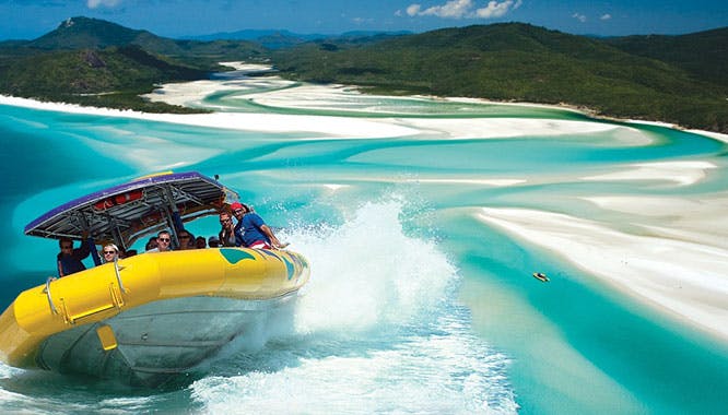 white haven beach ocean rafting 2 jpg