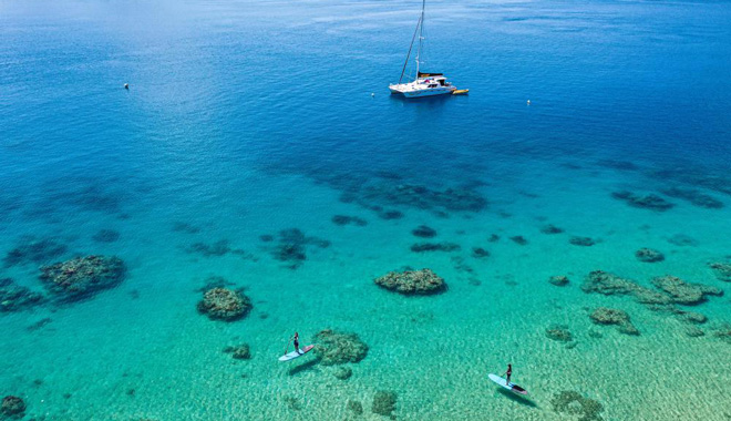whitsunday islands sail sup snorkel day tour1